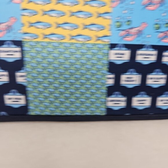 Vineyard Vines Patchwork Ipad Kindle Tablet Case Cover Travel Preppy Lobster - Picture 3 of 15